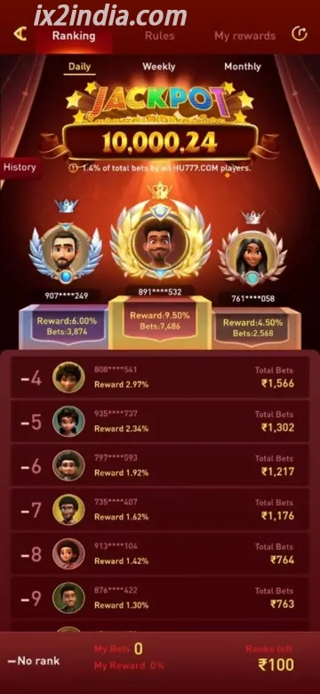 IX2 App screen 1